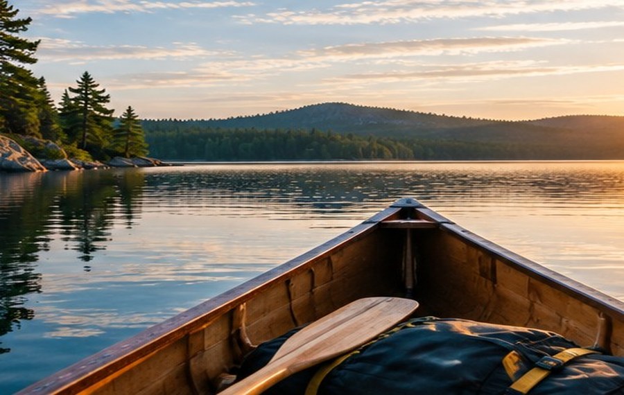 Canadian lake and wilderness