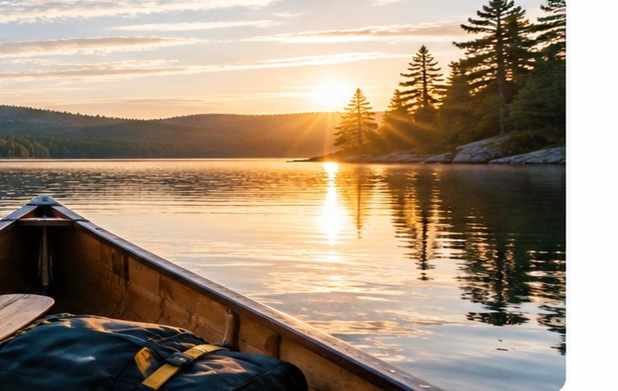 Canadian lake and wilderness